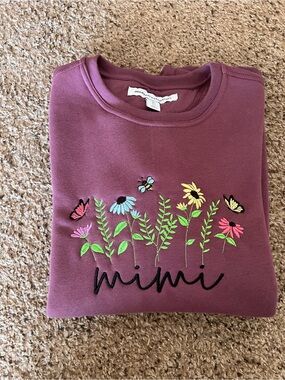 Mimi embroidered sweatshirt